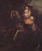 Rembrandt, Portrat des Frederick Rihel mit Pferd